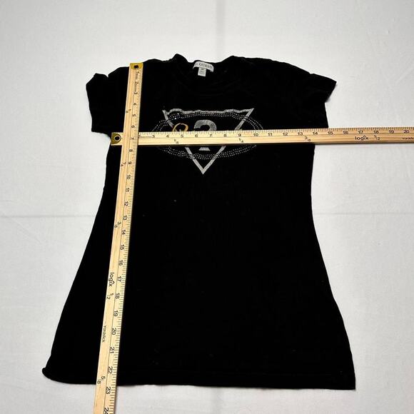 Guess Women’s Size Small Full Length Vintage Fitted Baby Tee - Picture 5 of 5